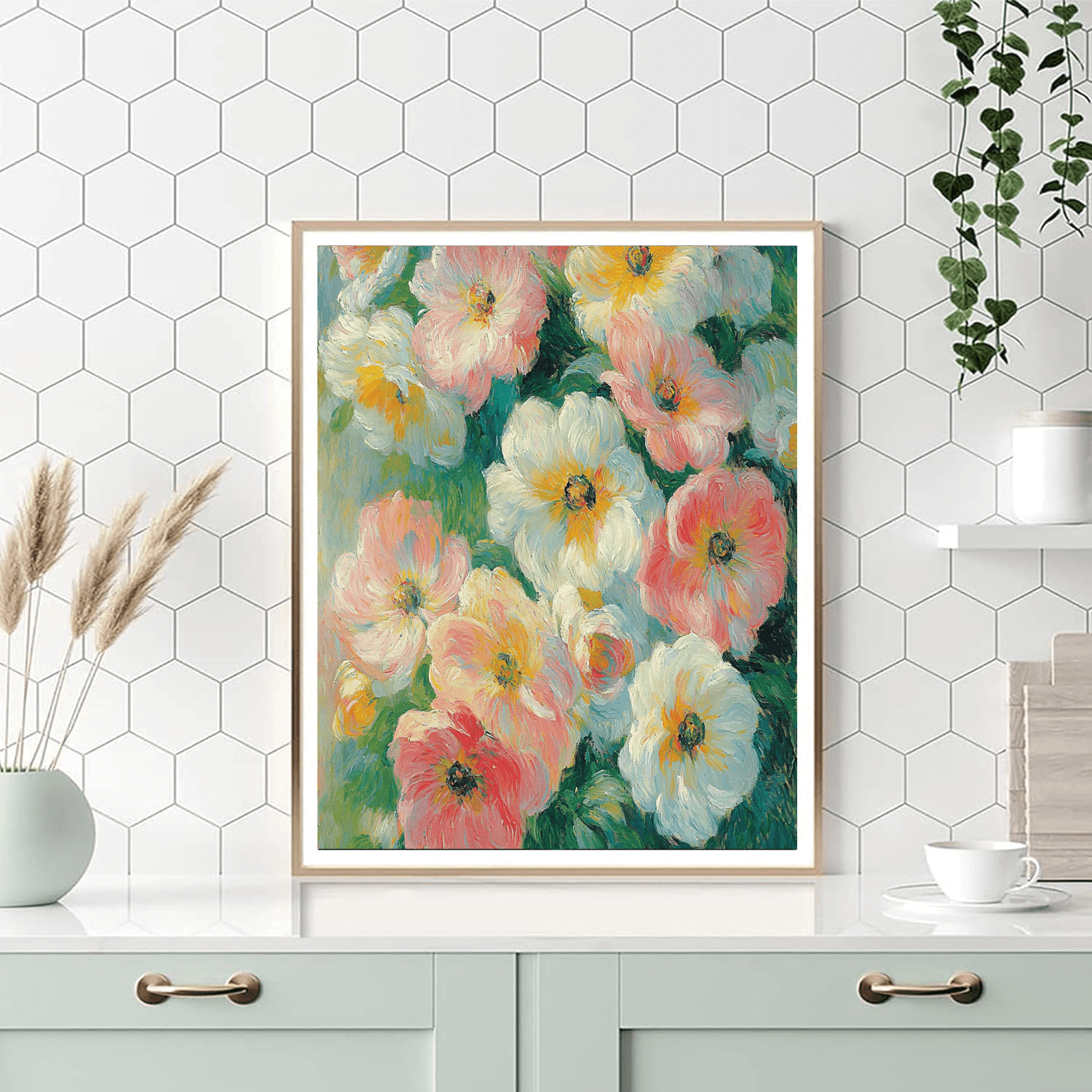 Pierre-Auguste Renoir Inspired Luminous Florals  Paint By Numbers