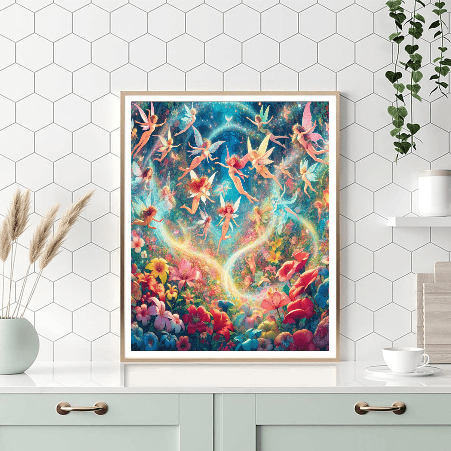 Garden Of Fairies DIY Paint By Numbers