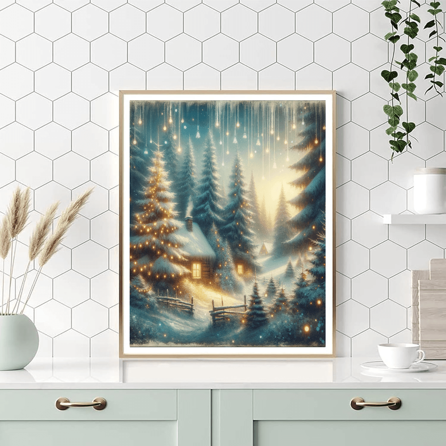 Christmas Wonderland Delight Painting Number Kit