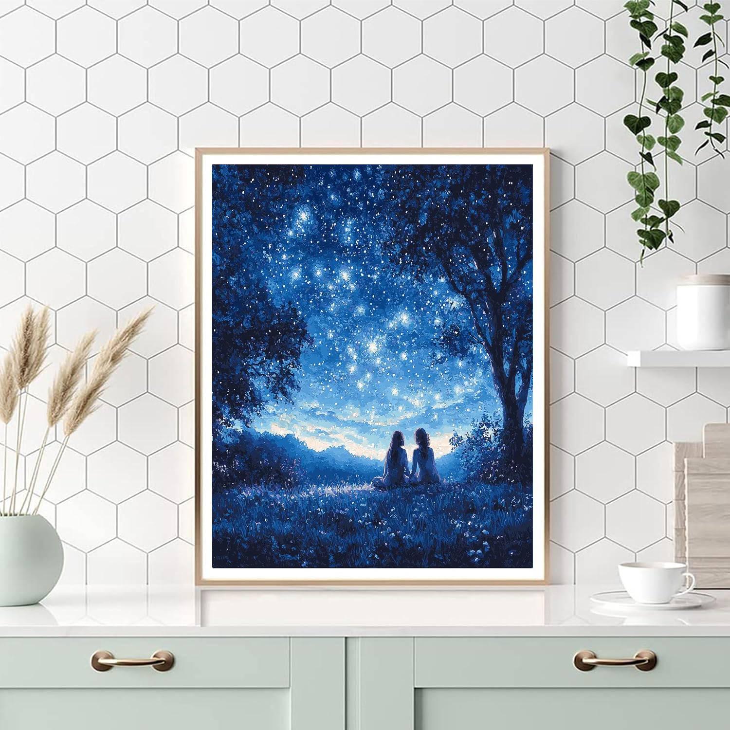 A Wish Upon A Star Number Painting