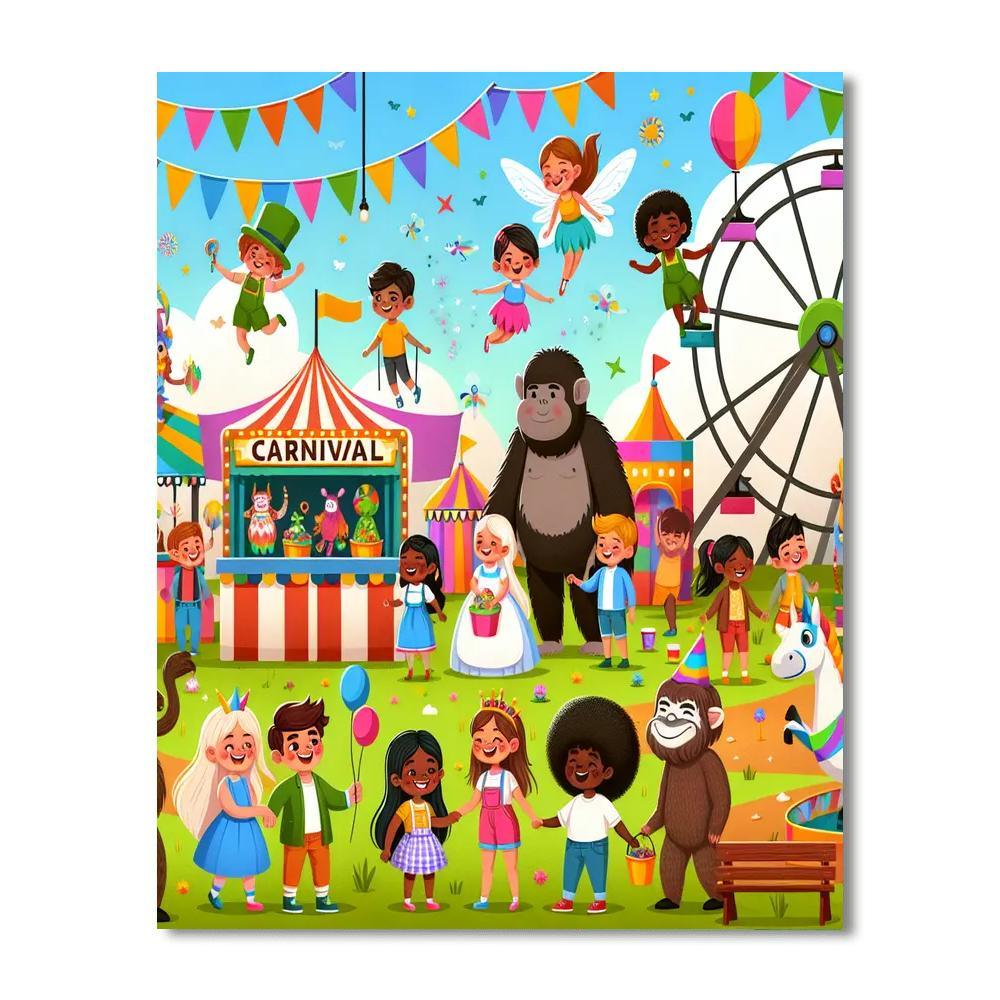 Fairy Tale Carnival Paint By Color