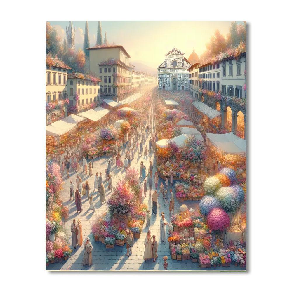 Florence Flower Festival Paint By Numbers Art