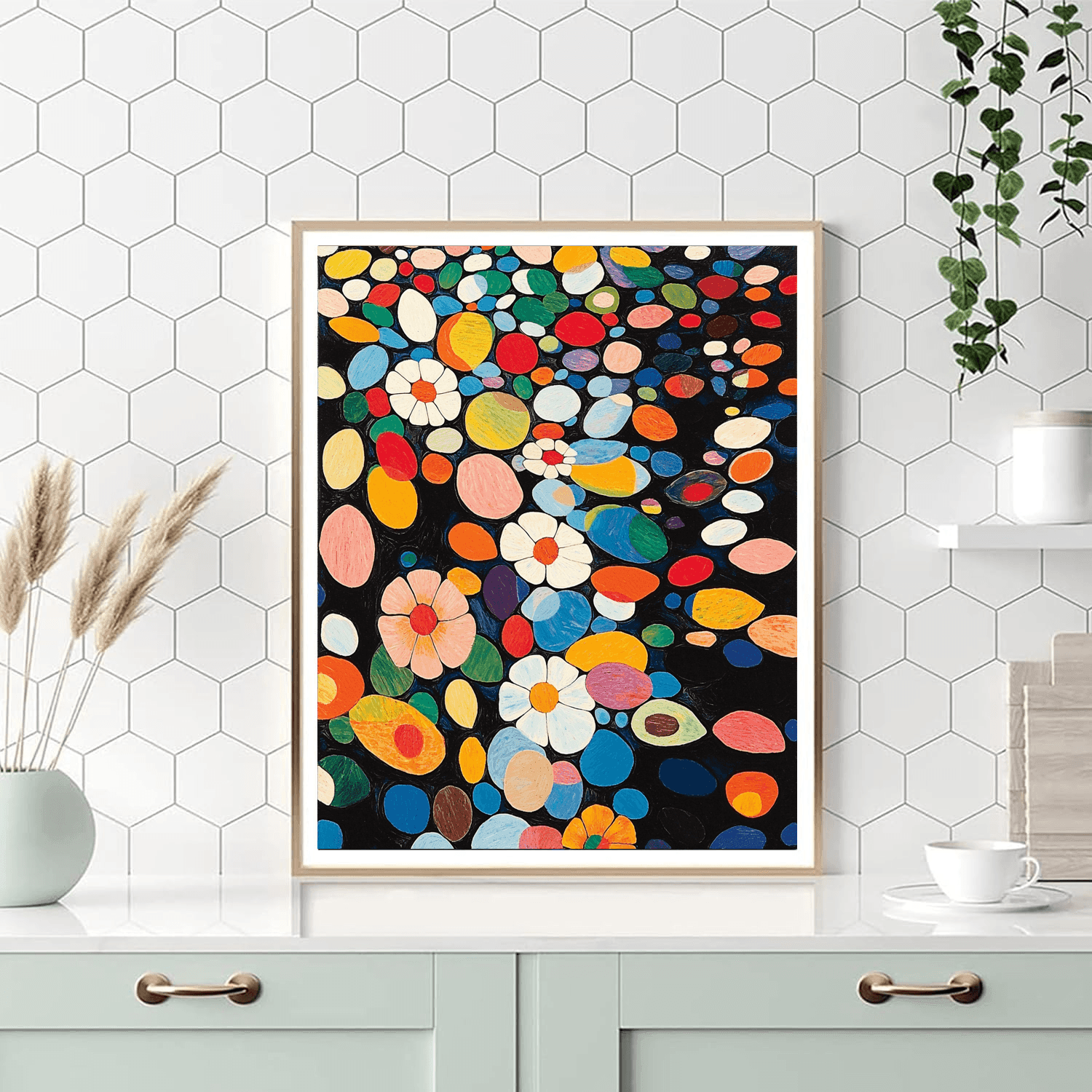 Wassily Kandinsky Inspired The Abstract Petals  Paint By Color