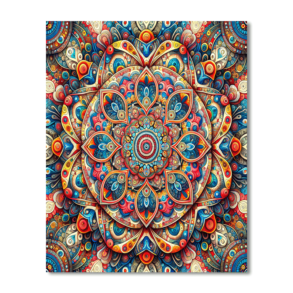 Colorful Kaleidoscope Dream Paint By Color