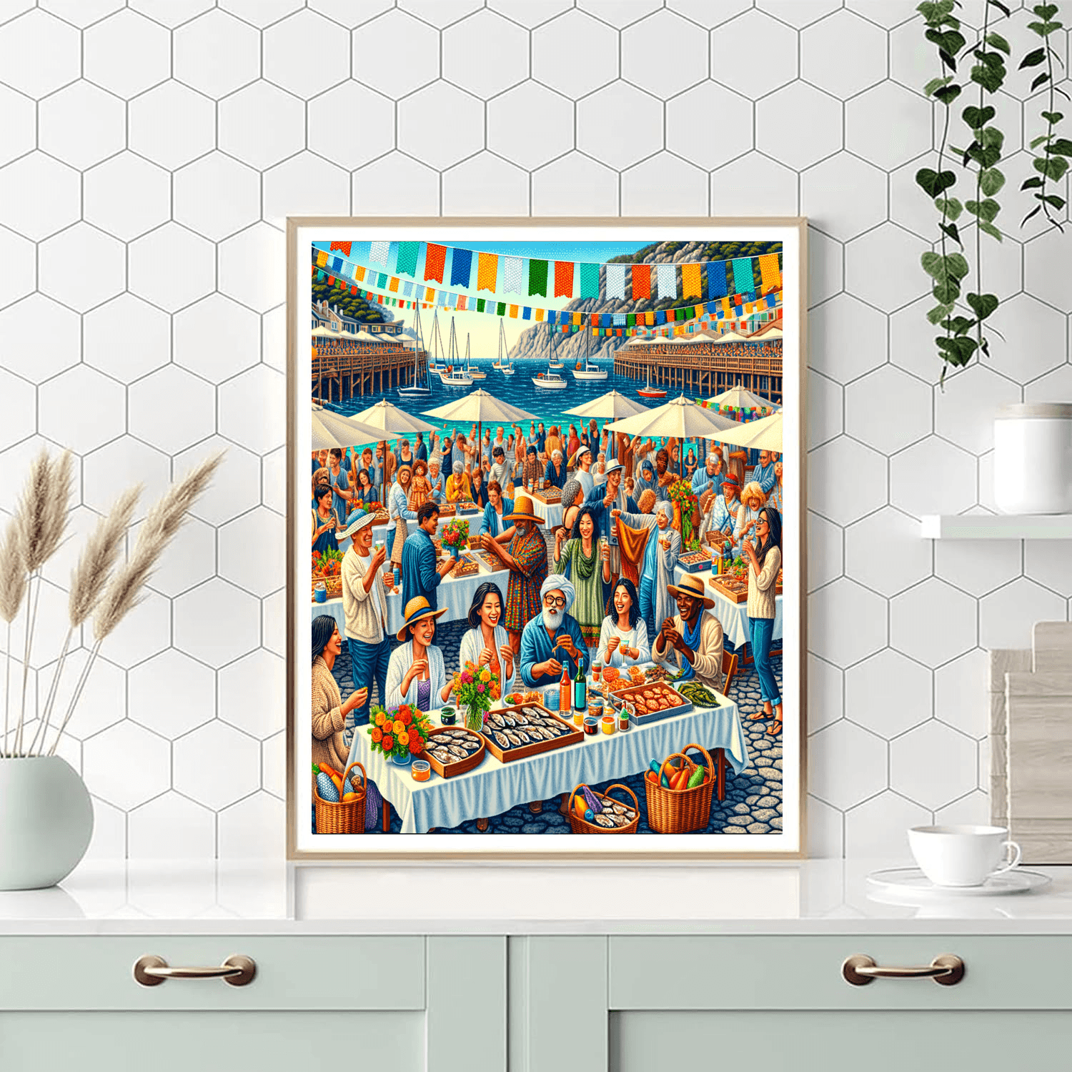 Whitstable Oyster Festival - United Kingdom DIY Paint By Numbers