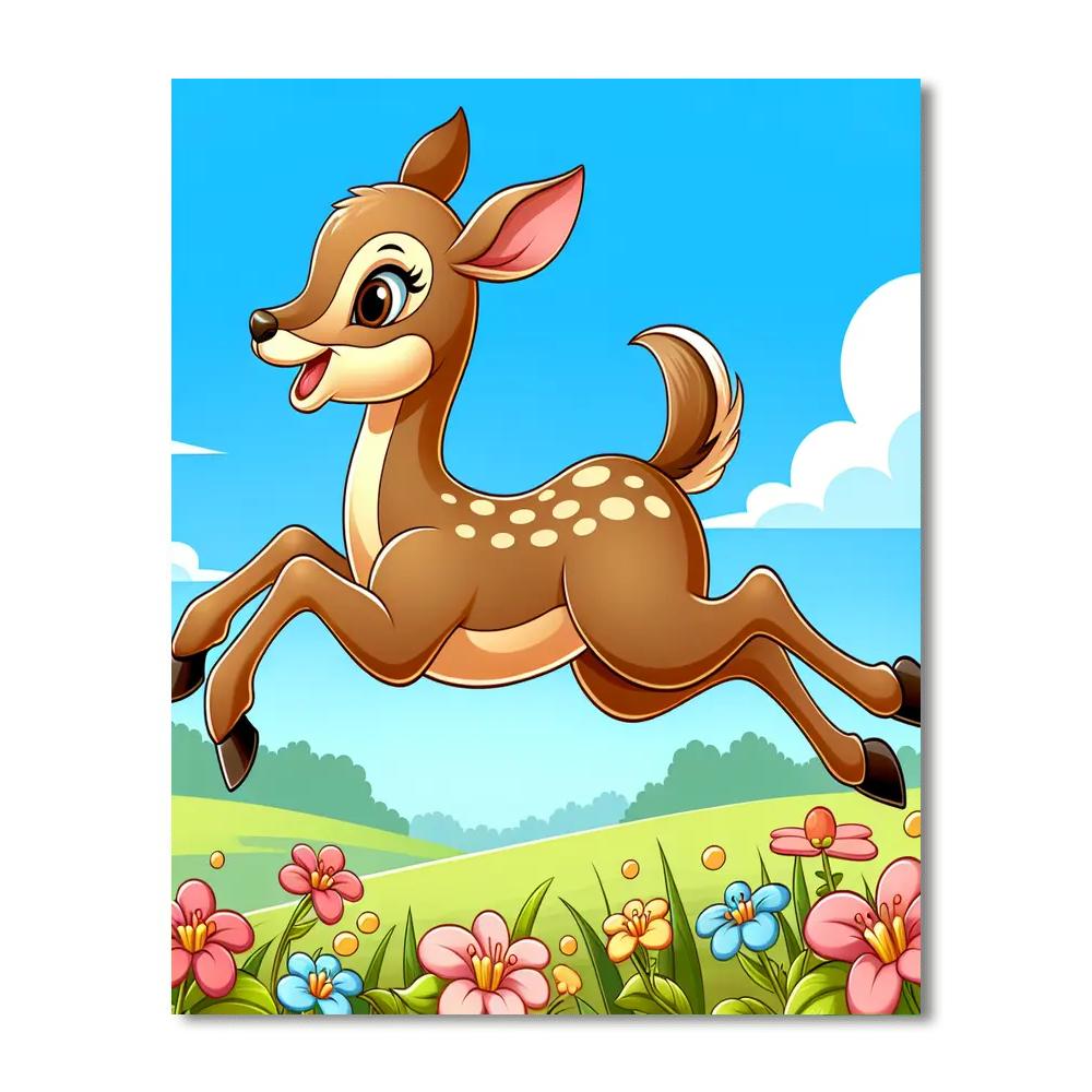 Dancing Antelope Paint By Number