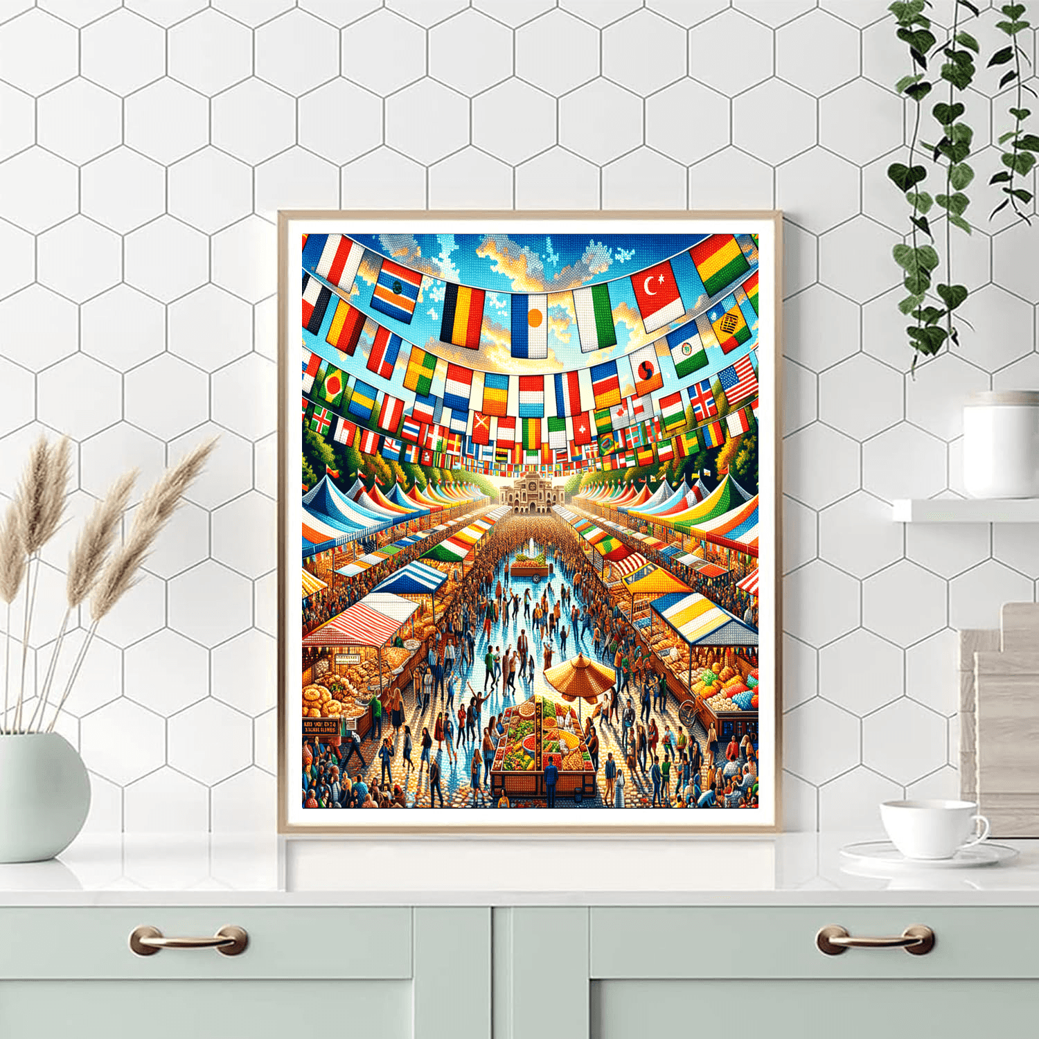 The Festival Of Nations Paint By Color