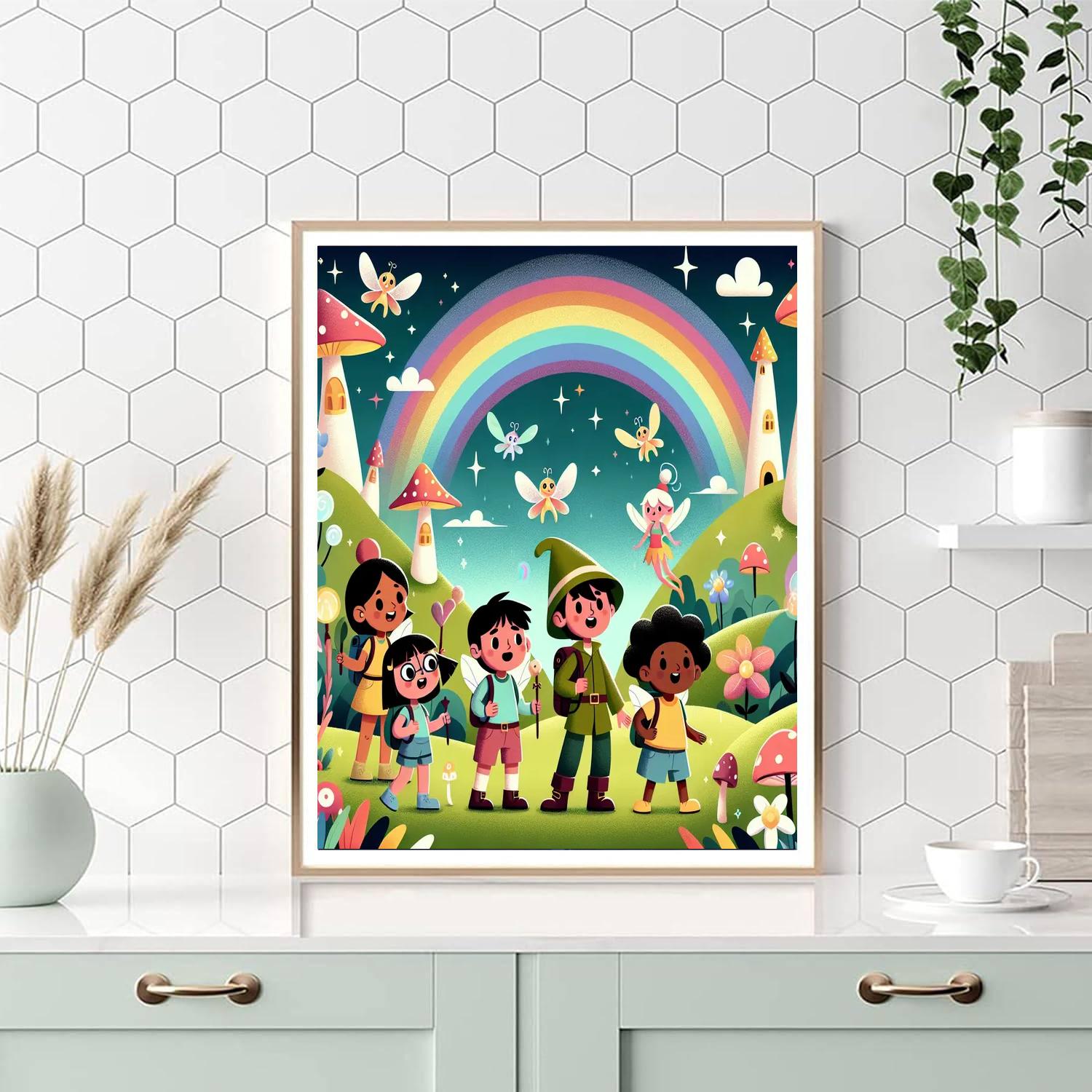 Fantastic Fairyland Expedition Paint By Numbers Art