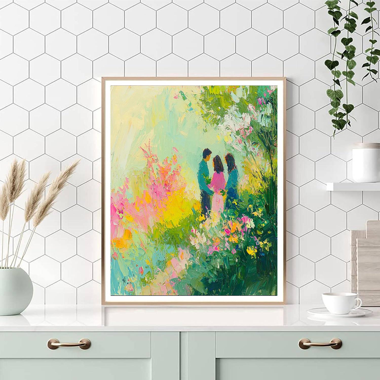 Tending Love's Garden Paint By Number