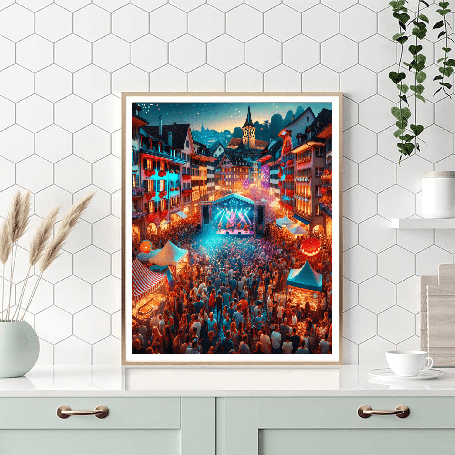 Zürich Fest - DIY Painting By Numbers Kit - Artistry Rack