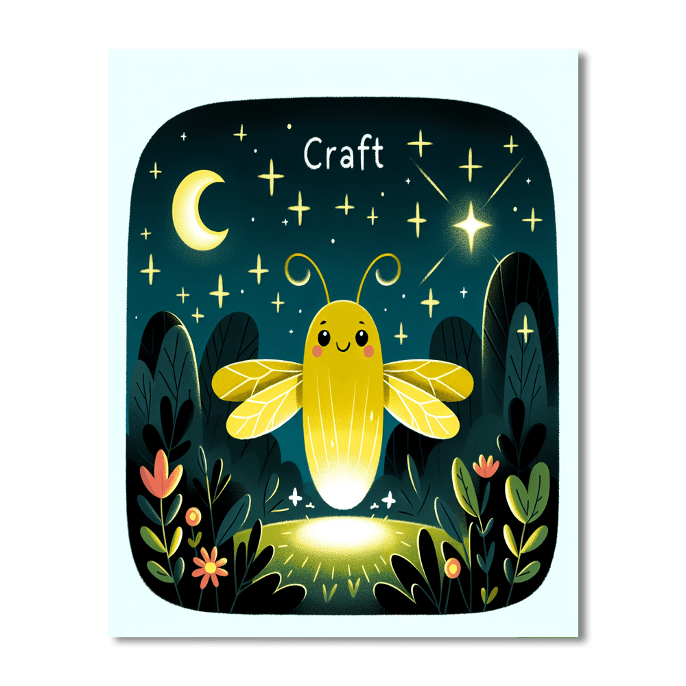 Dazzling Firefly Number Painting