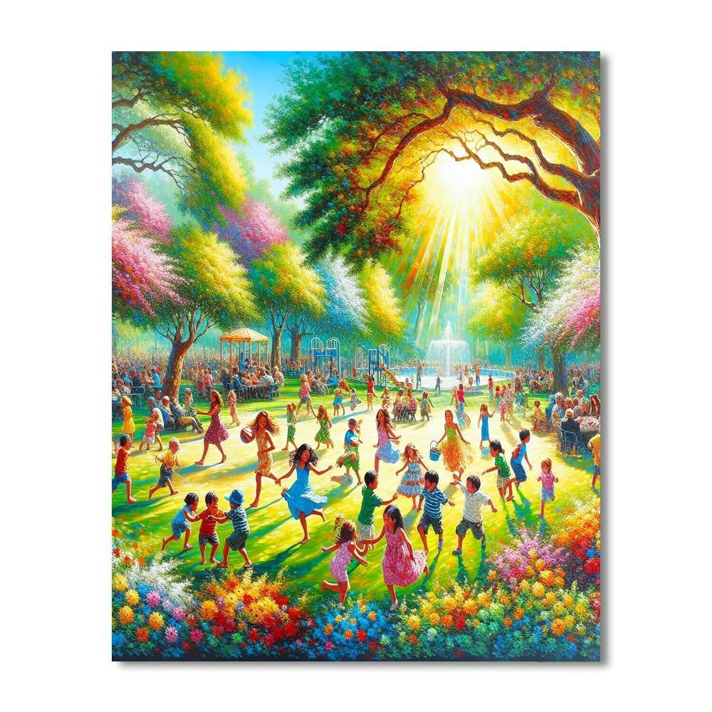 Sunny Summer Adventure Paint By Numbers Kits