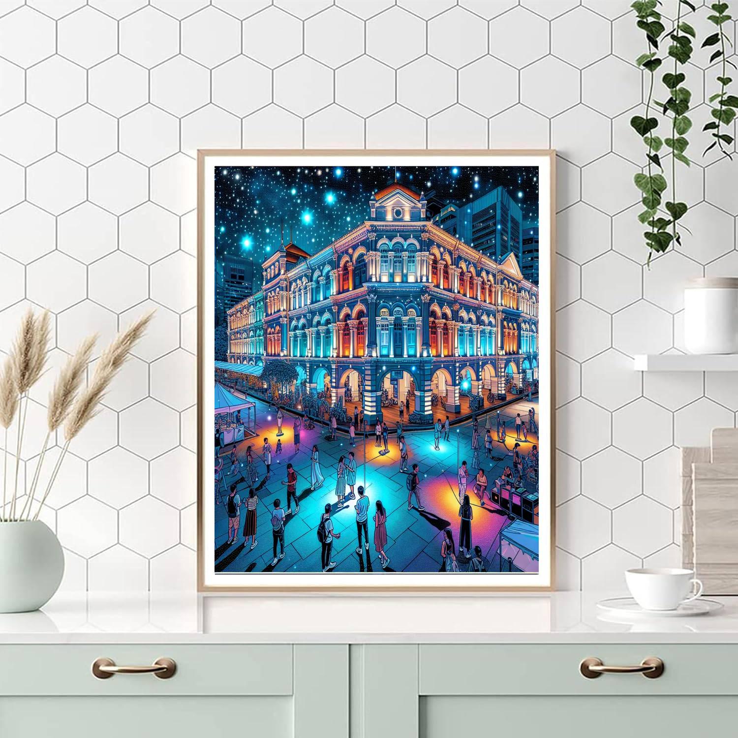 Singapore Night Festival Numbered Painting Kits