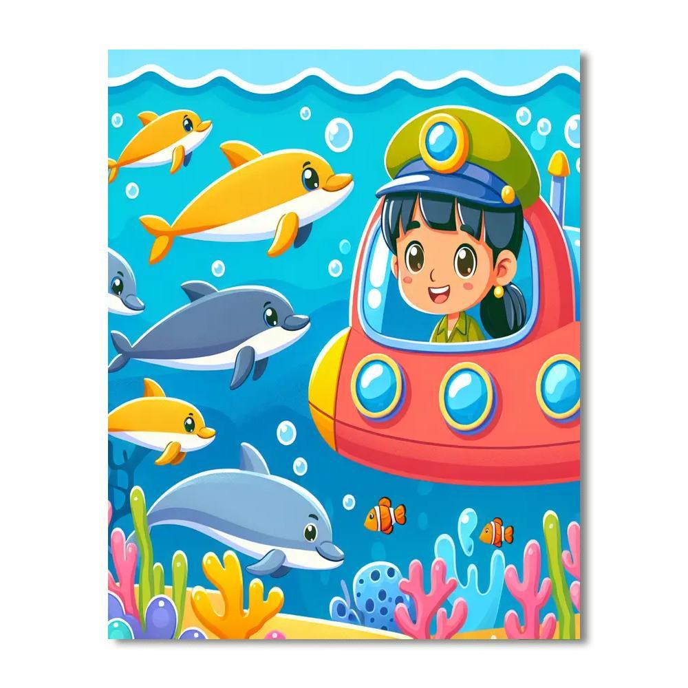 Ocean Explorer Odyssey Painting By Numbers Kit