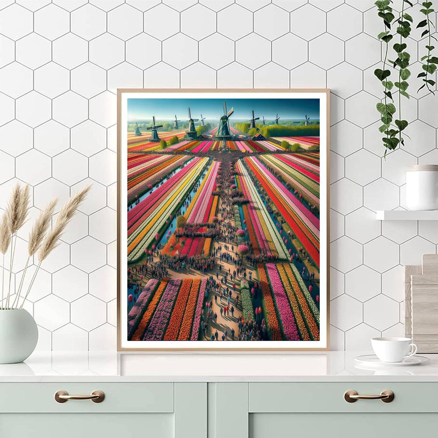 Tulip Festival - The Netherlands Paint By Number