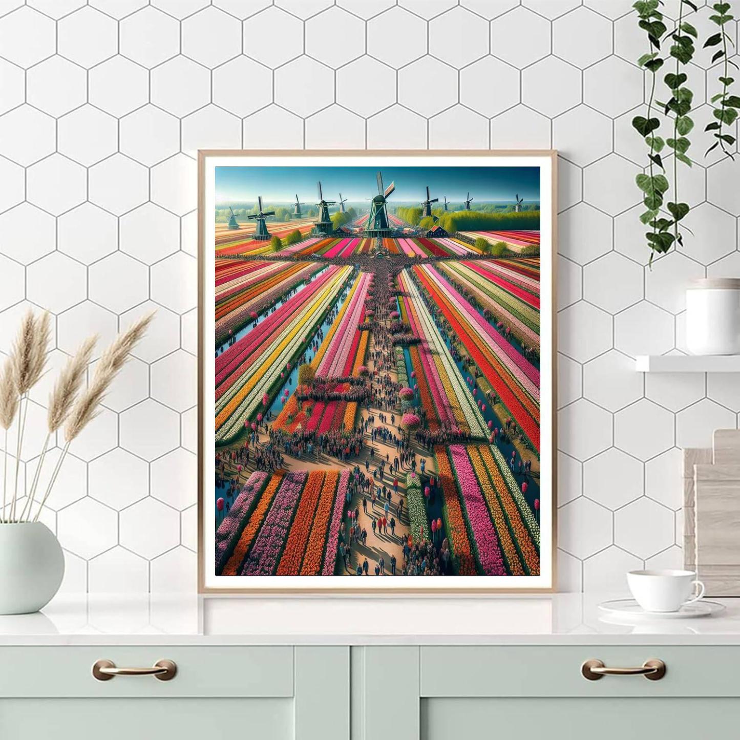 Tulip Festival - The Netherlands Paint By Number
