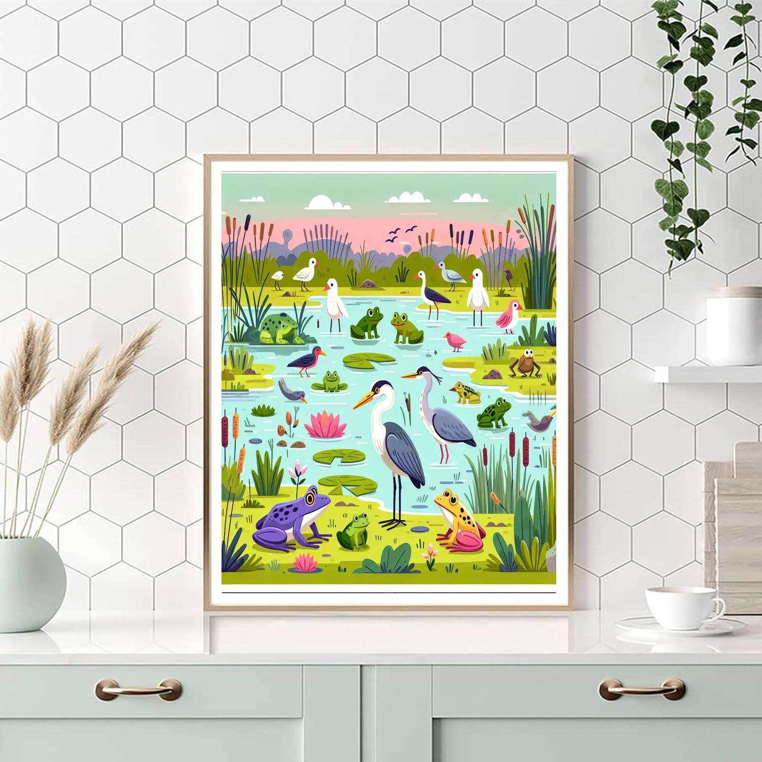 Mystery Of The Marsh Paint By Numbers Art