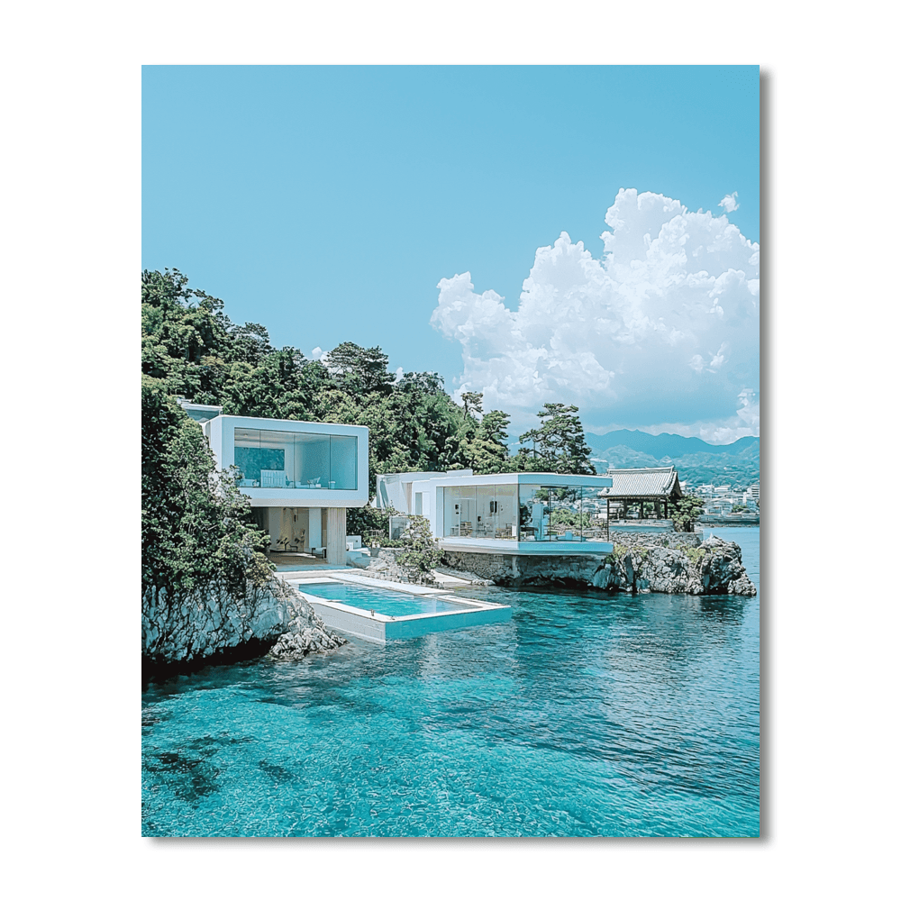 Naoshima - Japan DIY Paint By Numbers