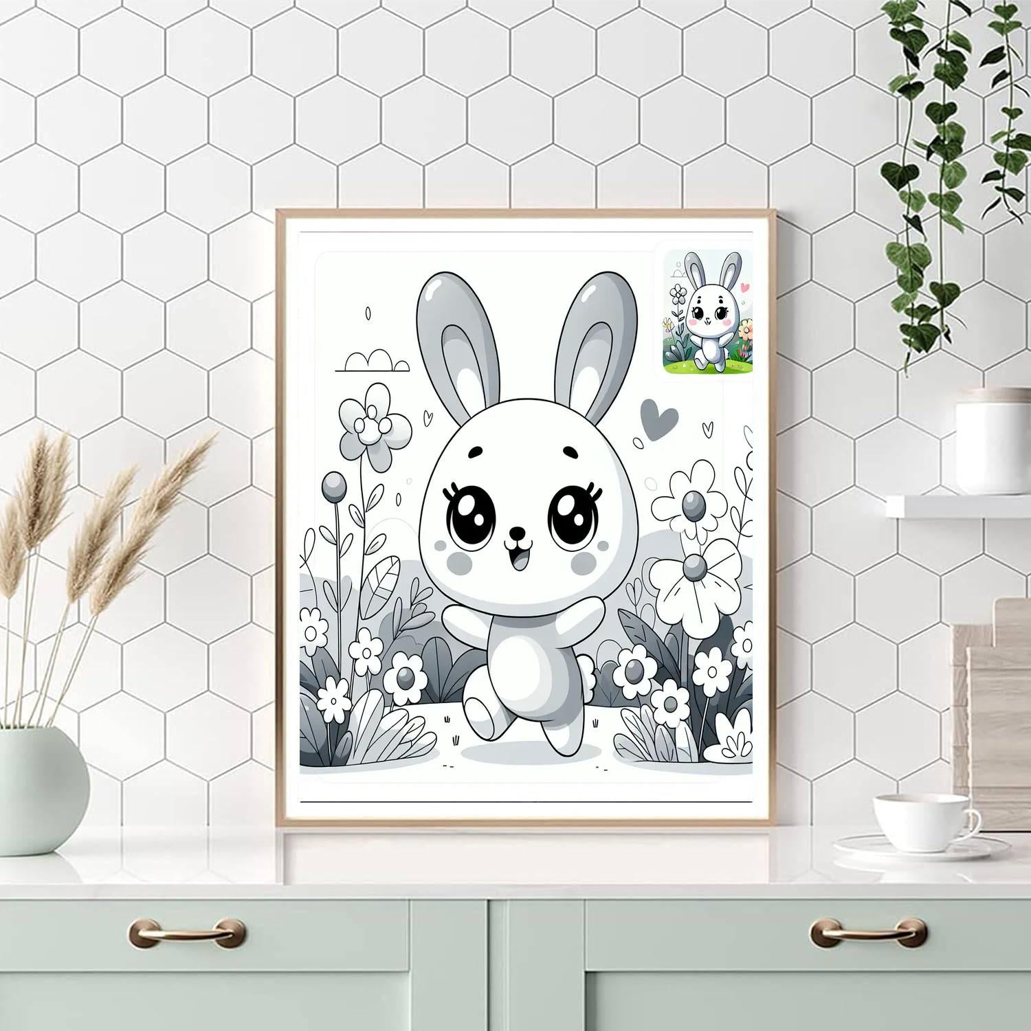 Adorable Bunny Numbered Painting Kits