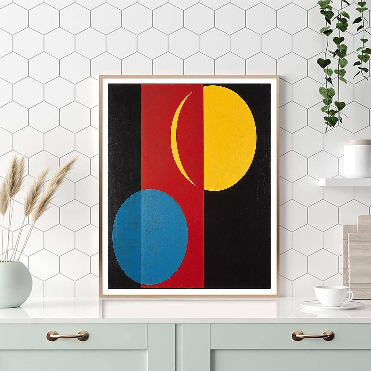 Kazimir Malevich Inspired Geometry Of Emotion  Number Painting