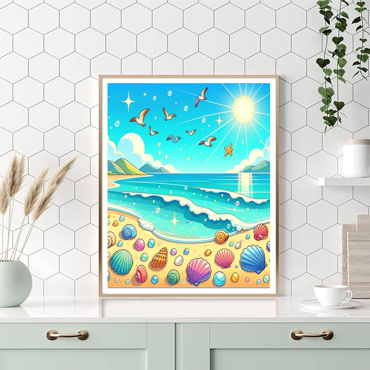 Beachcomber's Delight Painting Number Kit