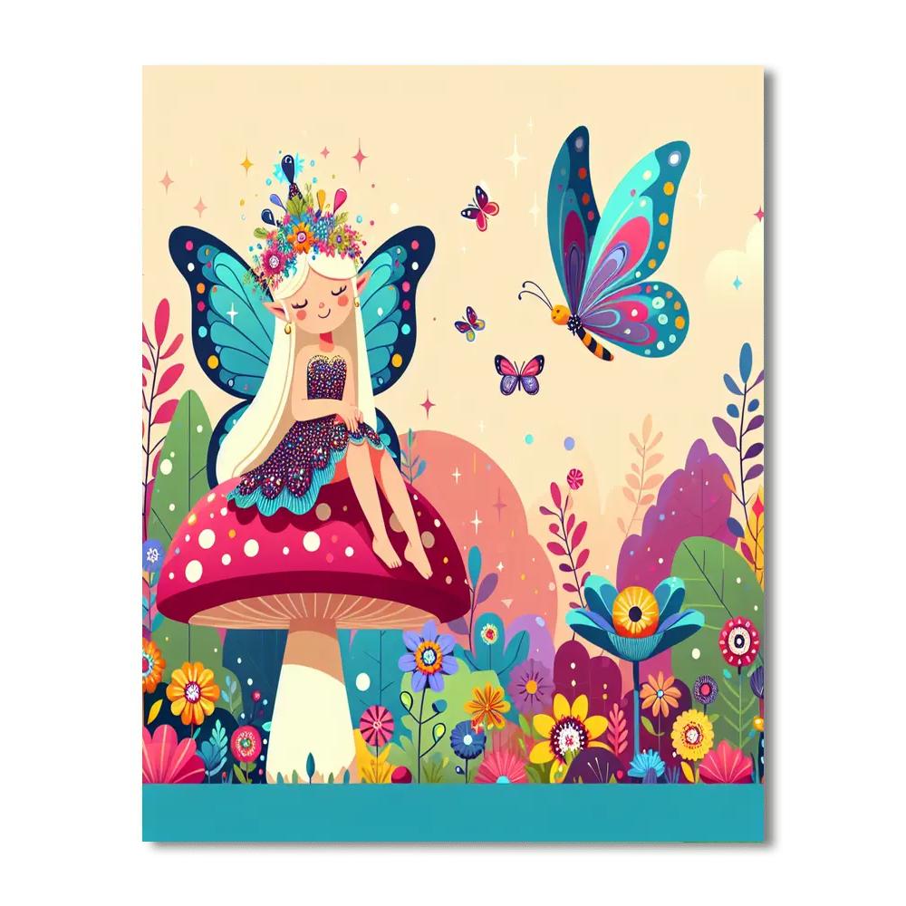Fairy Forest Journey Paint By Numbers Art