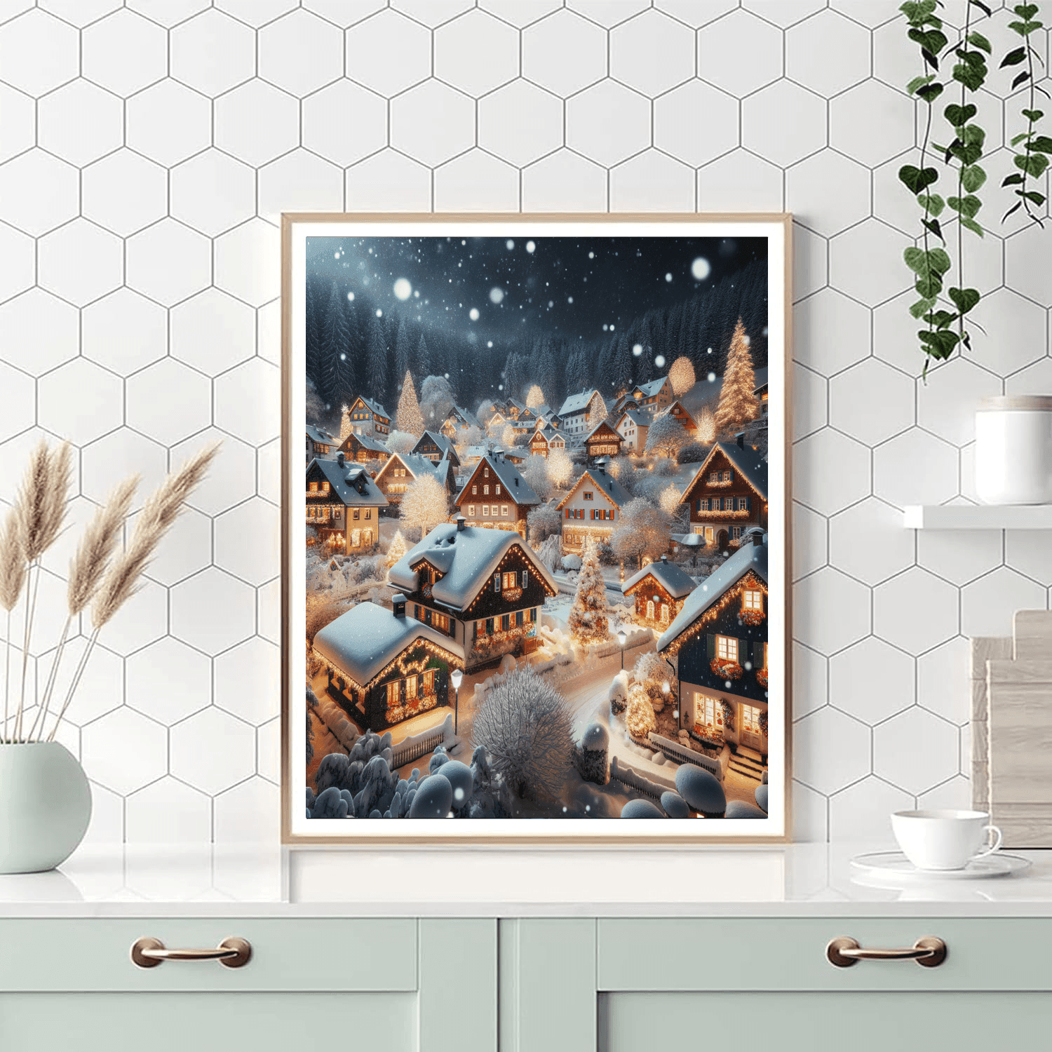 Winter's Night - DIY Painting By Numbers Kit