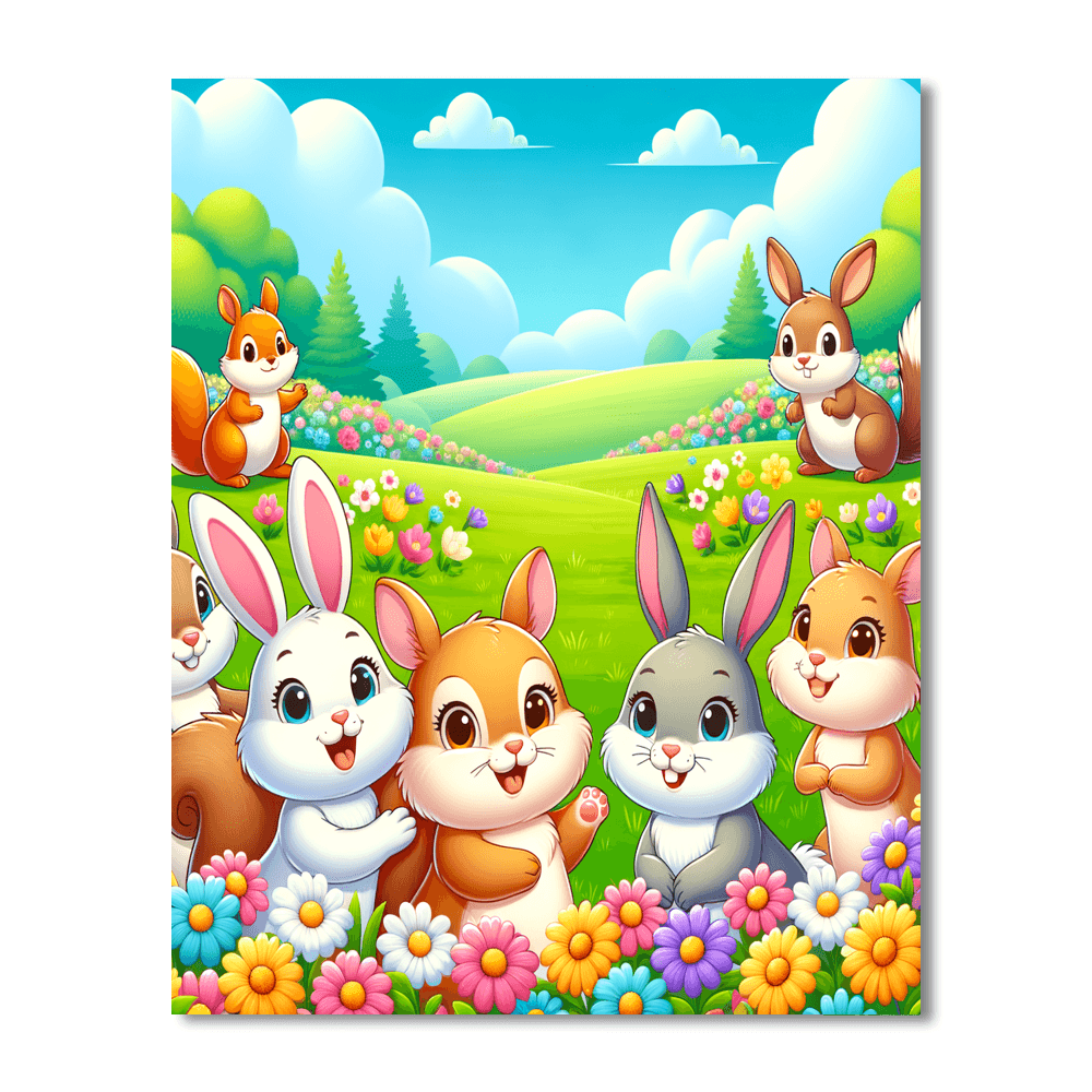 Frolic In The Field Paint By Color