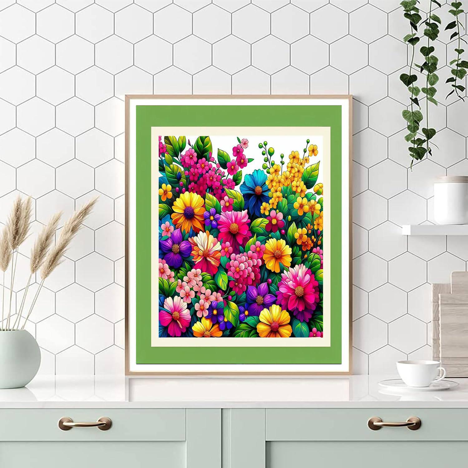 Joyful Springtime Blossom Numbered Painting Kits