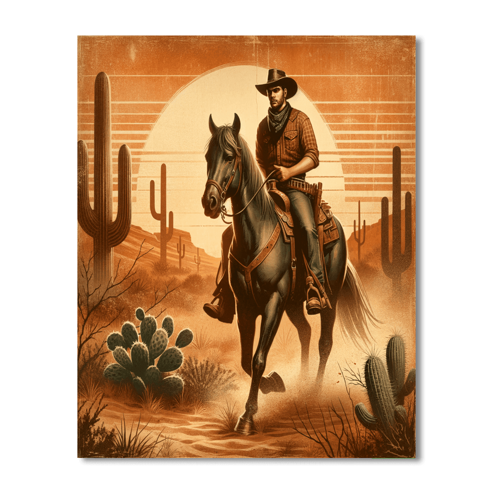 Wild West Escape DIY Paint By Numbers