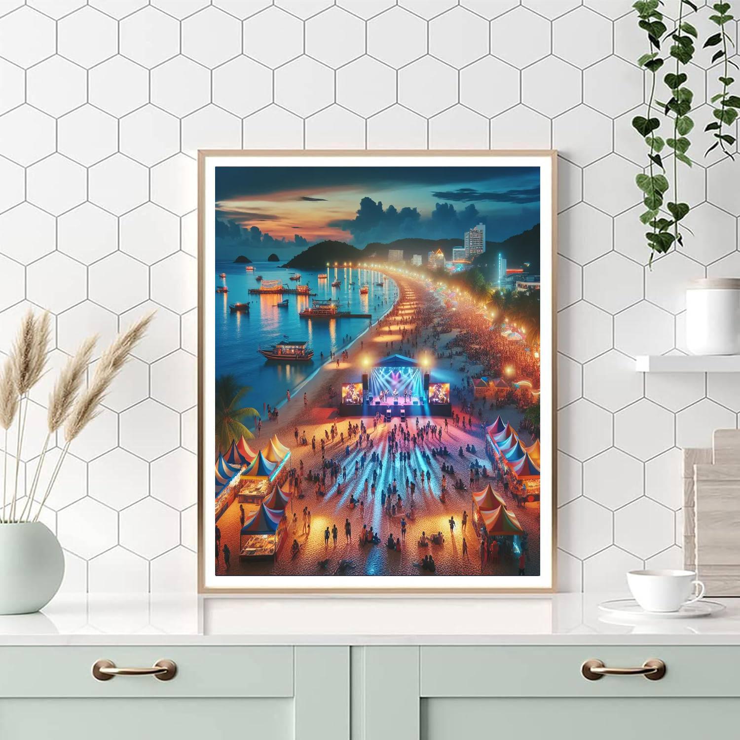 Pattaya International Music Festival - Pattaya Numbered Painting Kits