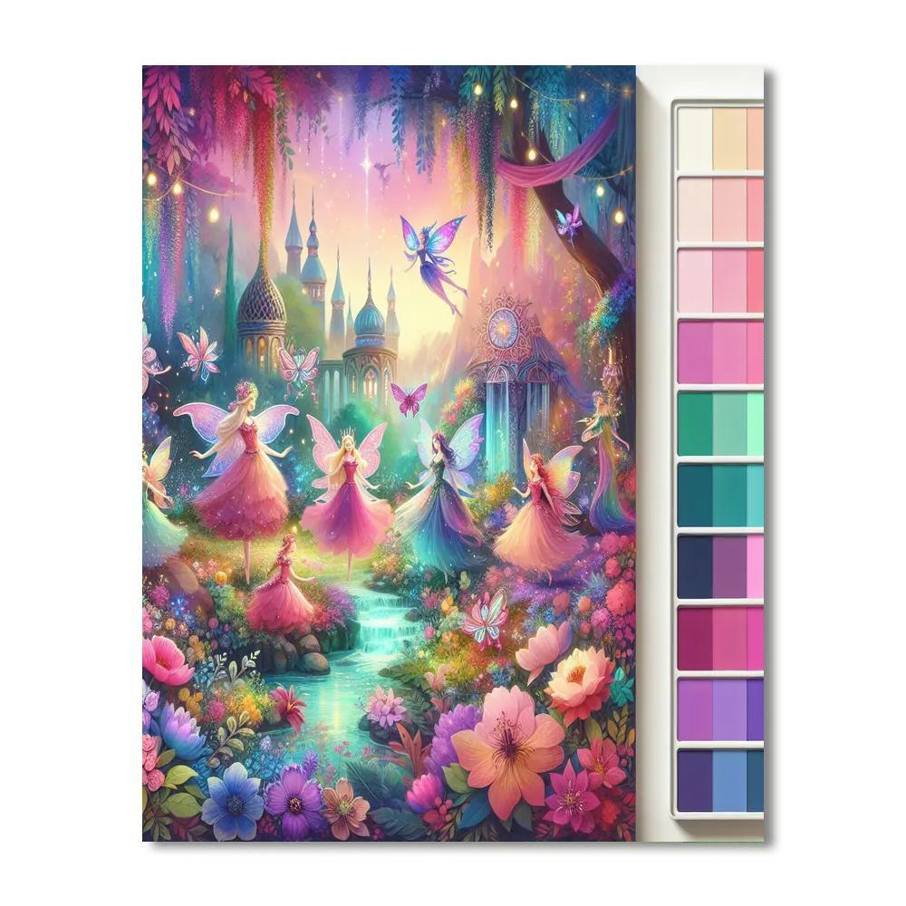 Fantasy Fairy Kingdom Paint By Color