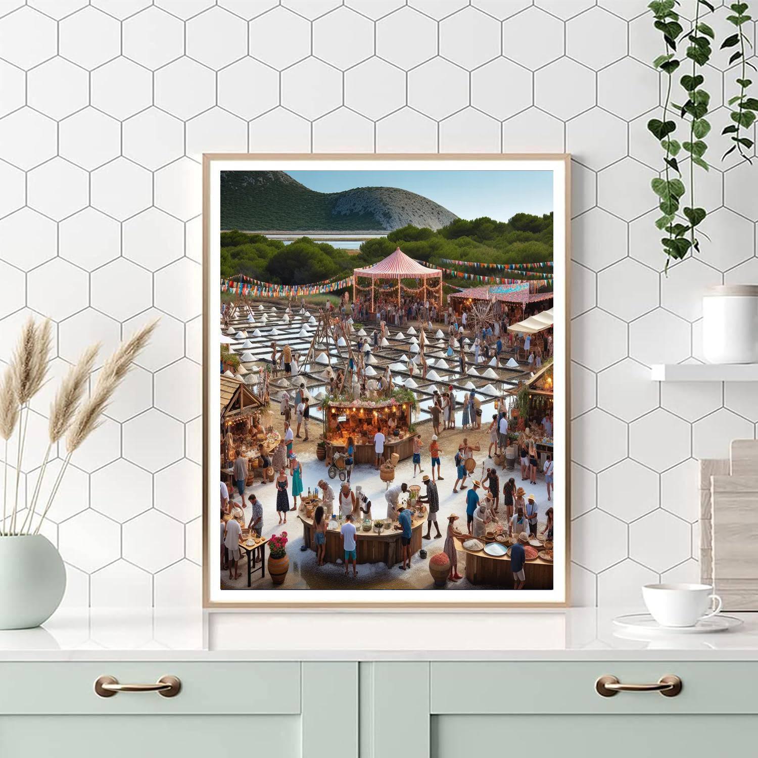 Fleur De Sel Festival - France Painting By Numbers Kit