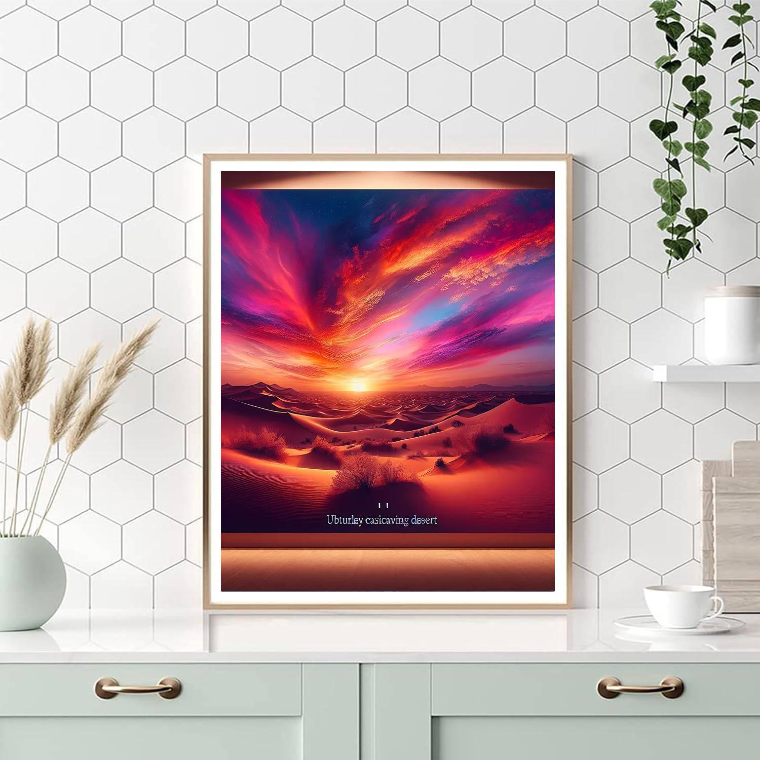 Exquisite Desert Sunset Paint By Numbers Kits