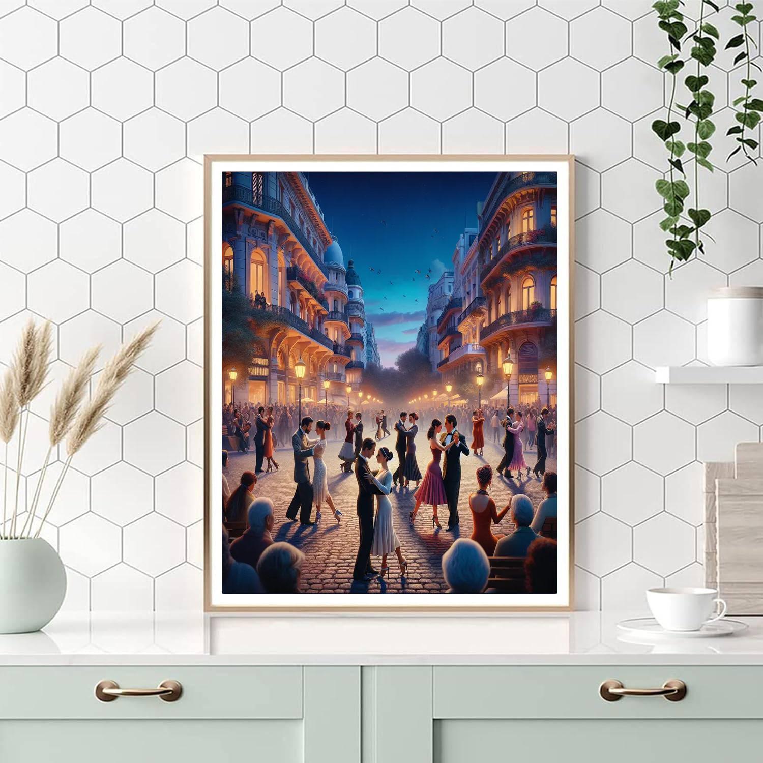 Buenos Aires Tango Festival - Buenos Aires Painting By Numbers Kit