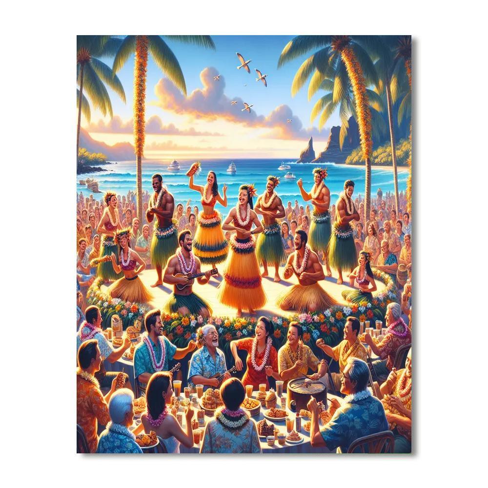 Aloha Festival - United States Numbered Painting Kits