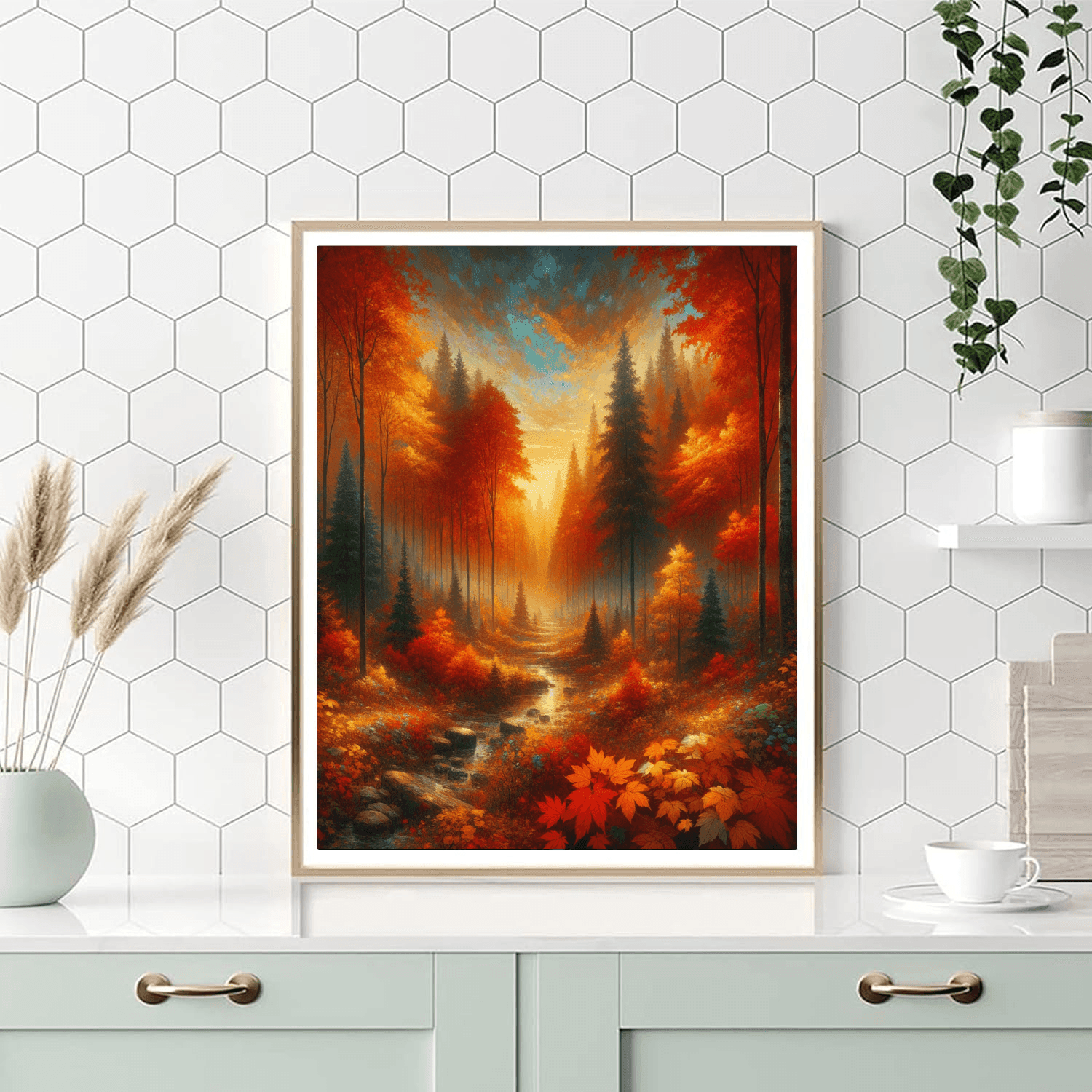 Fall Harvest Splendor Number Painting