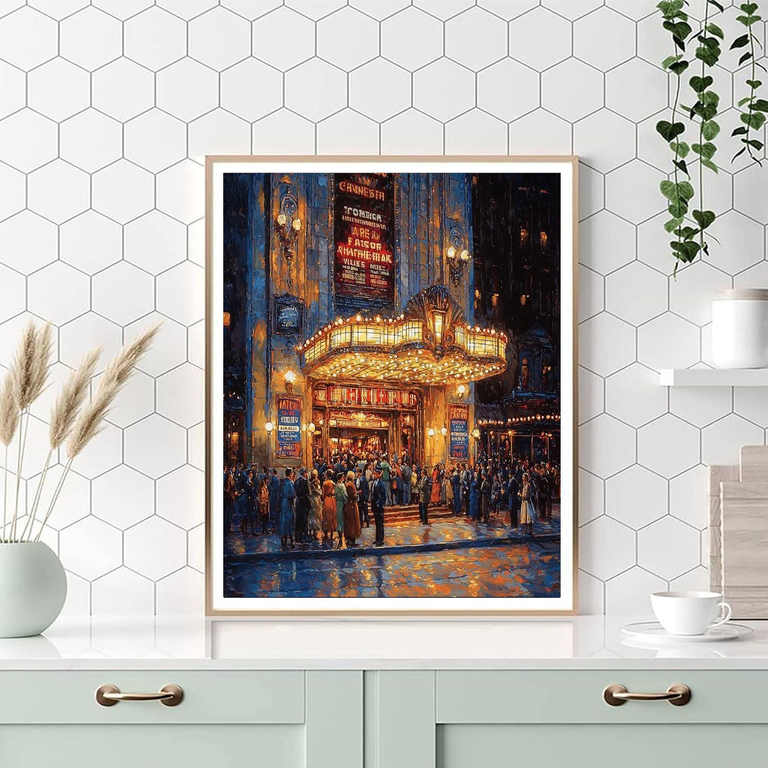 The Coolidge Corner Theatre - Boston Paint By Number