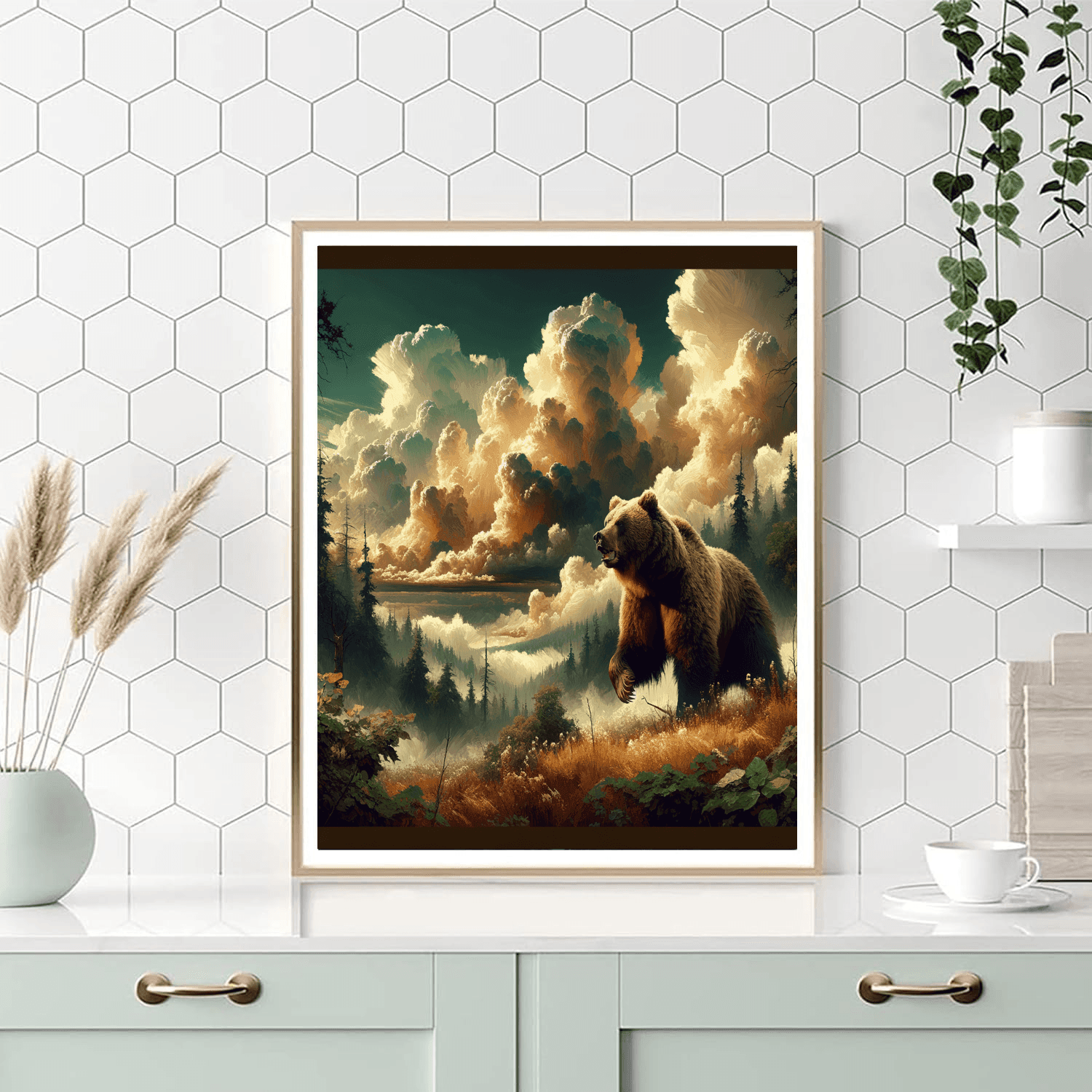 Bear's Wilderness Journey DIY Paint By Numbers