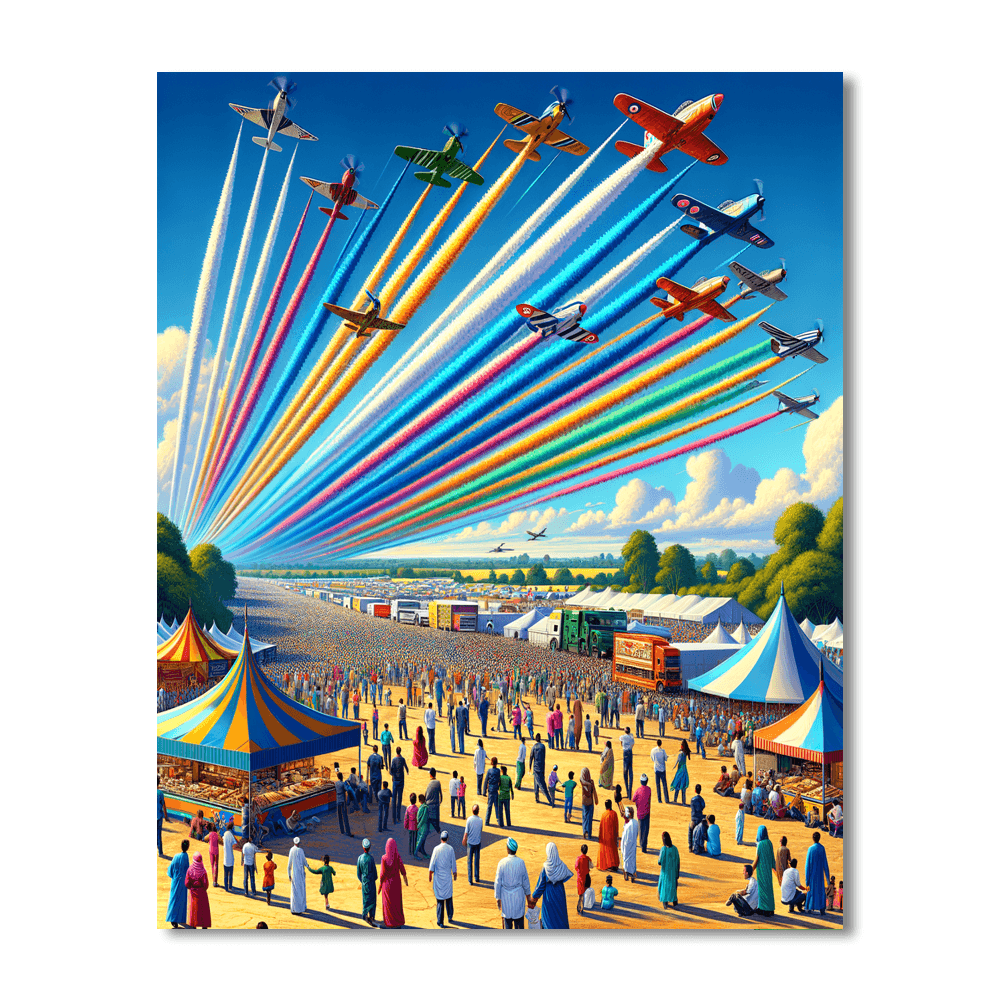 Wings Over Wairarapa - New Zealand DIY Paint By Numbers