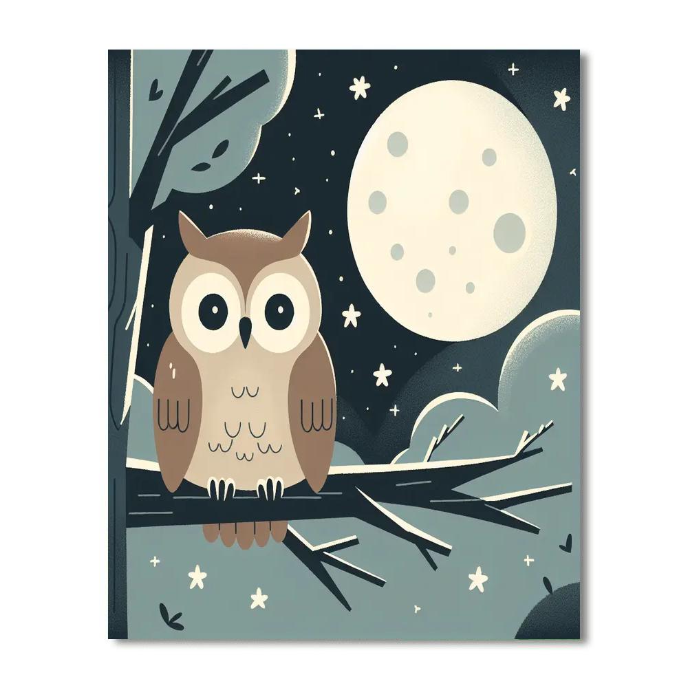 Mystic Owl Watch Paint By Numbers Art
