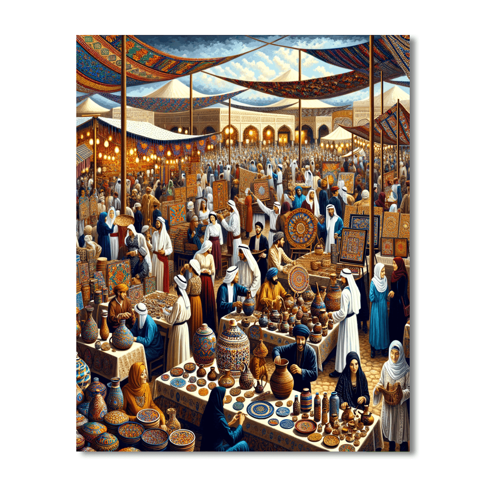 The Santa Fe Indian Market Paint By Color