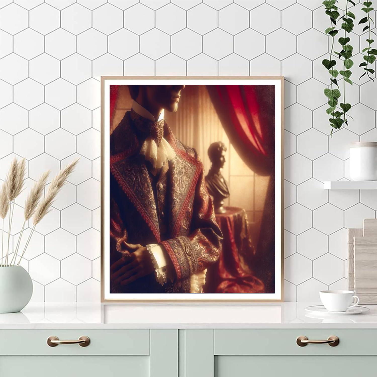 Victorian Portrait Of Grace Paint By Color