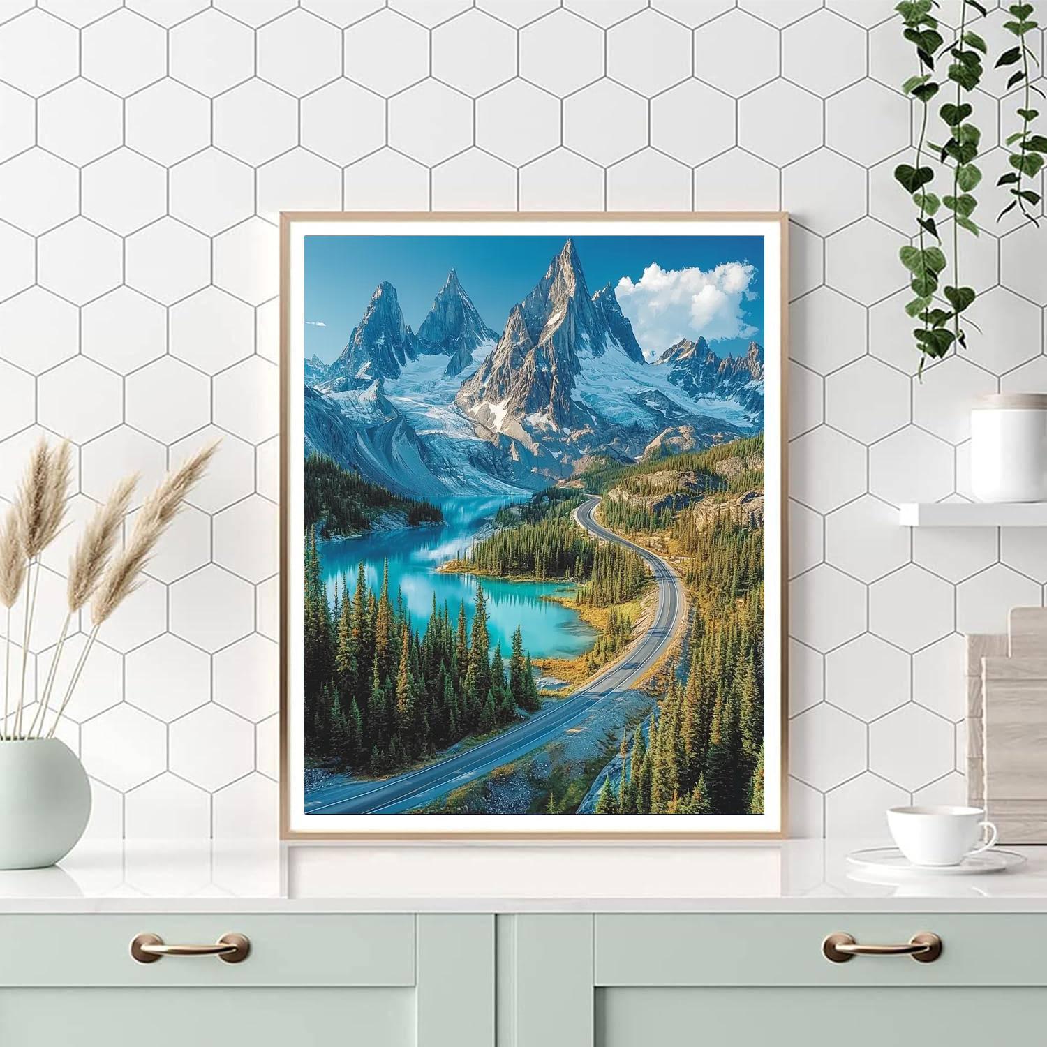 Icefields Parkway - Alberta, Canada DIY Paint By Numbers