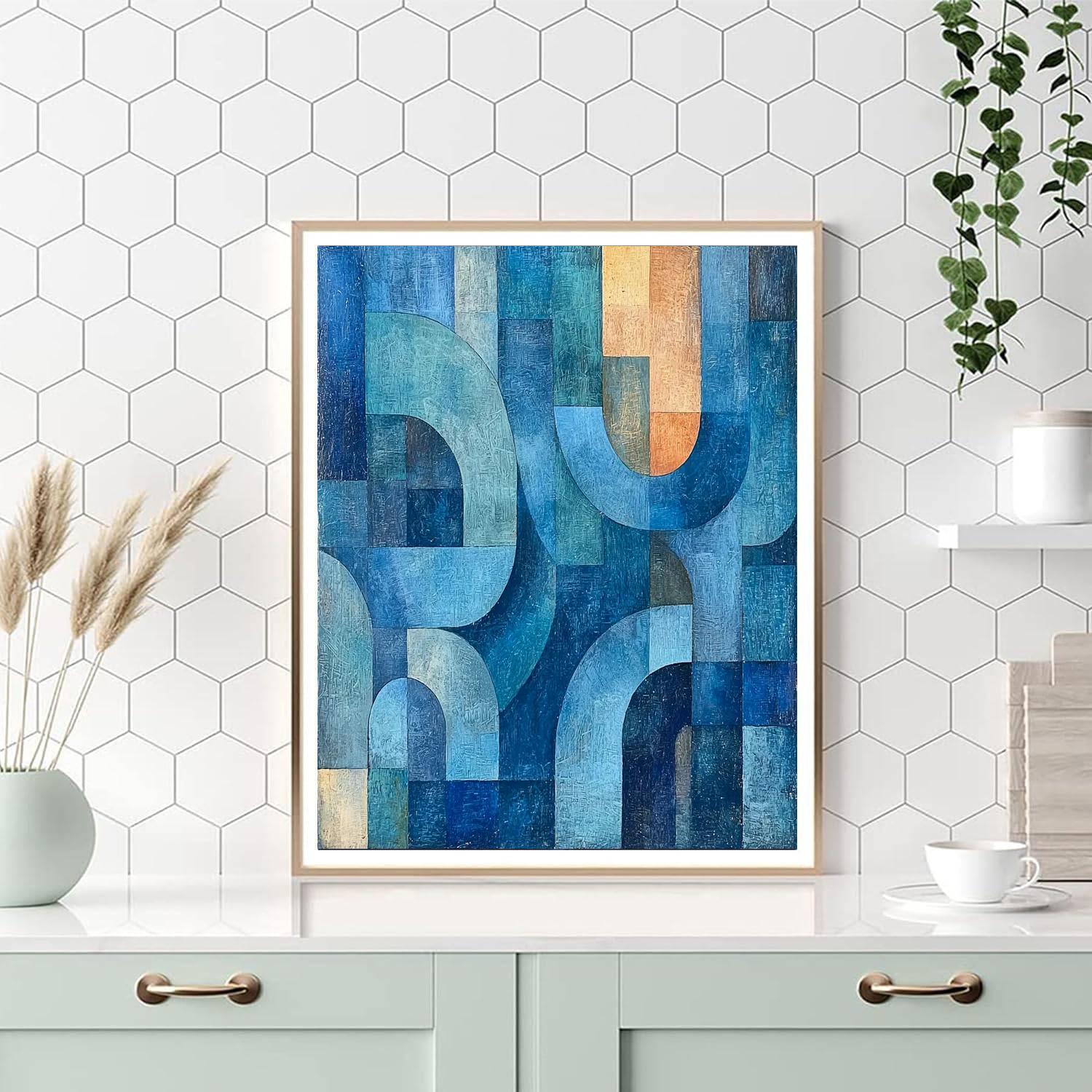 Paul Klee Inspired Harmonic Labyrinths  Paint By Numbers Art