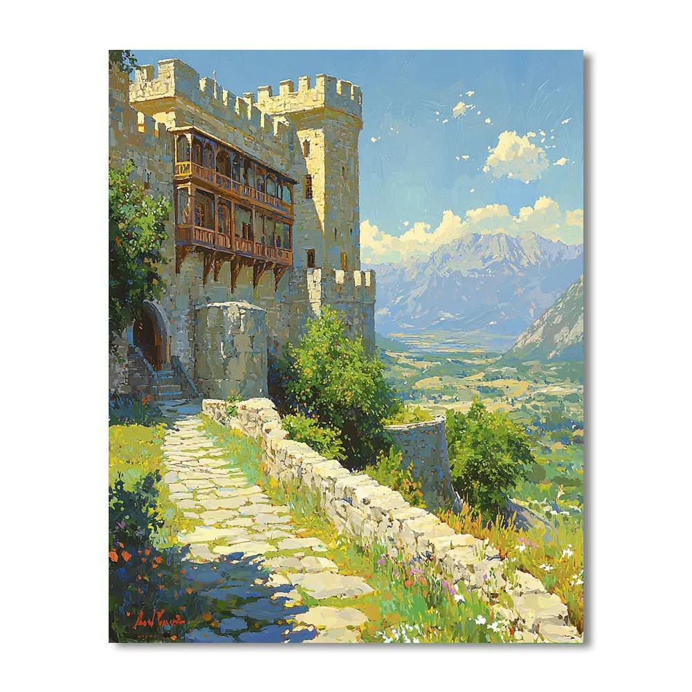 Gjirokaster Castle Painting Number Kit