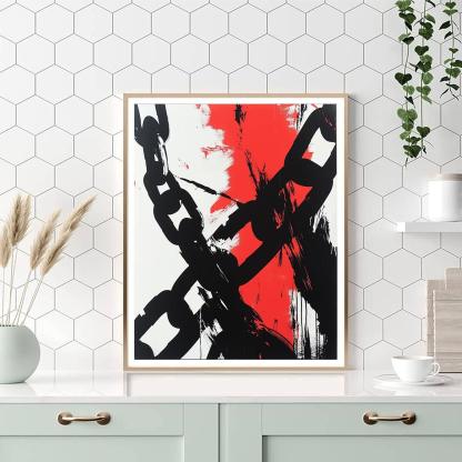 Banksy Inspired Freedom In Shadows  Paint By Number