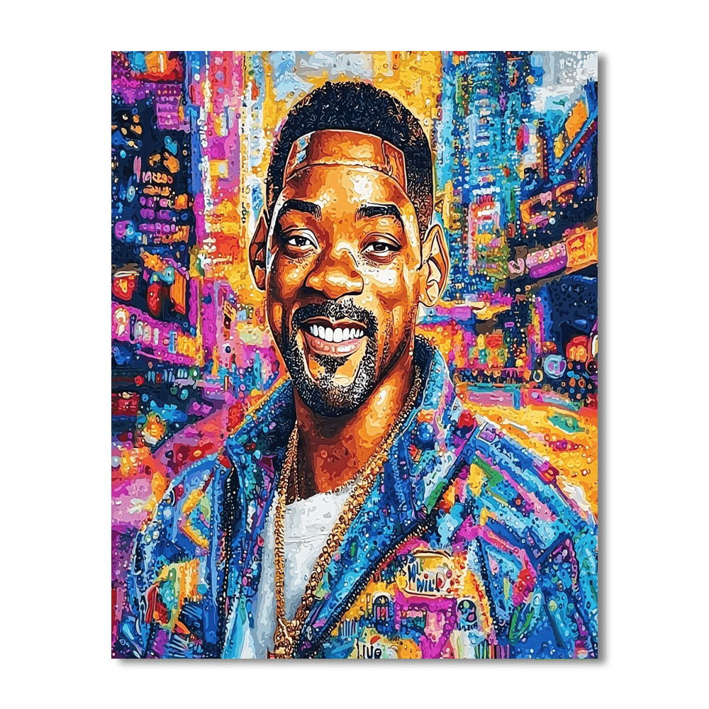 Will Smith: The Charismatic Legend Of The Silver Screen Paint By Numbers