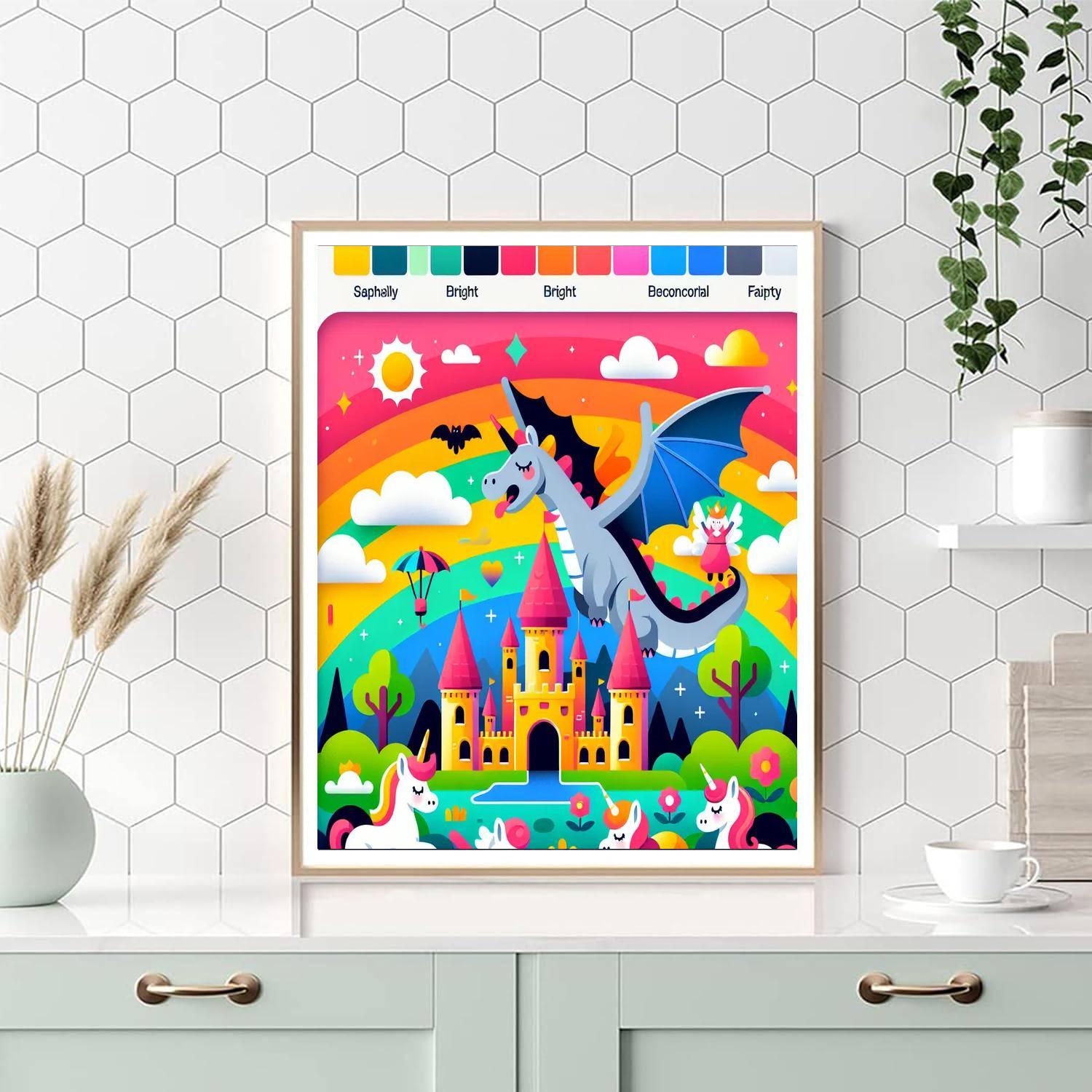 Fantasy Fairytale World Numbered Painting Kits