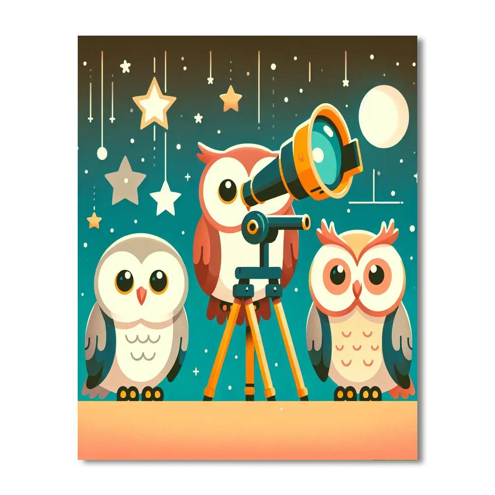 Mystic Owl Observatory Numbered Painting Kits